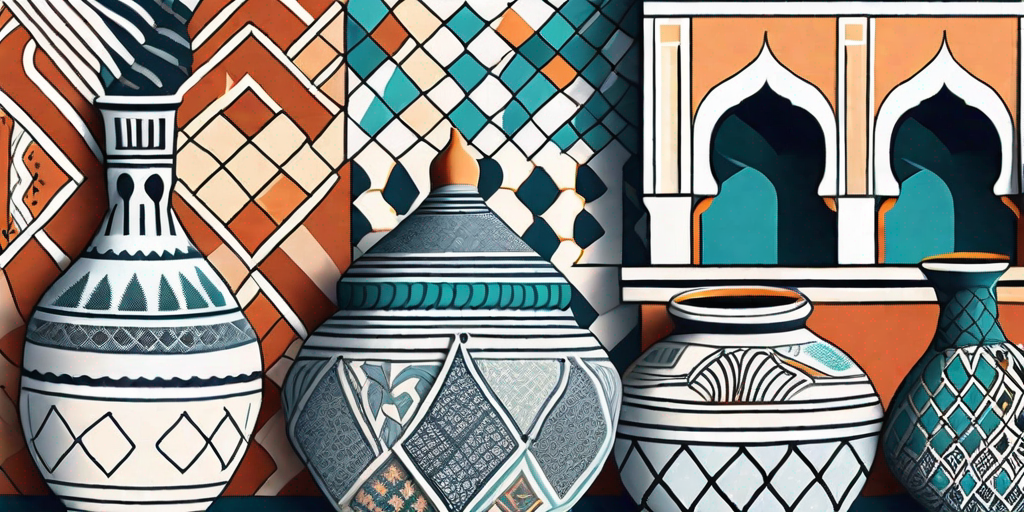 Pottery Art Tiles, Handmade Collectibles