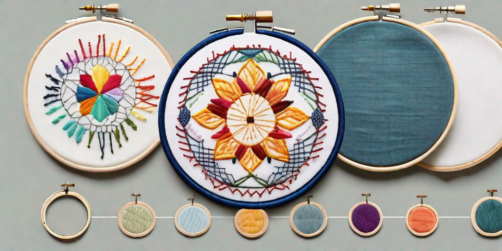 Hand Embroidery Starter with Pattern, stitch Embroidery Cloth with Color  Pattern, Embroidery Hoop, Threads, Tools (Floral