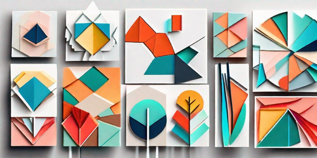 Create Harmony Using a Geometric Painting of the Wall and Color Pallets
