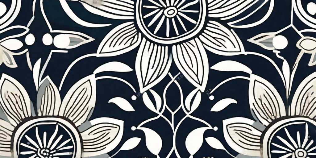 Indonesian Batik Fabric, Motif of Painting-Like Bird, Flower